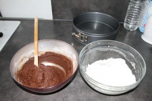 incorporer les blancs d’œuf gravity cake