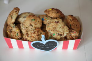 cookies M&M's recette colorée