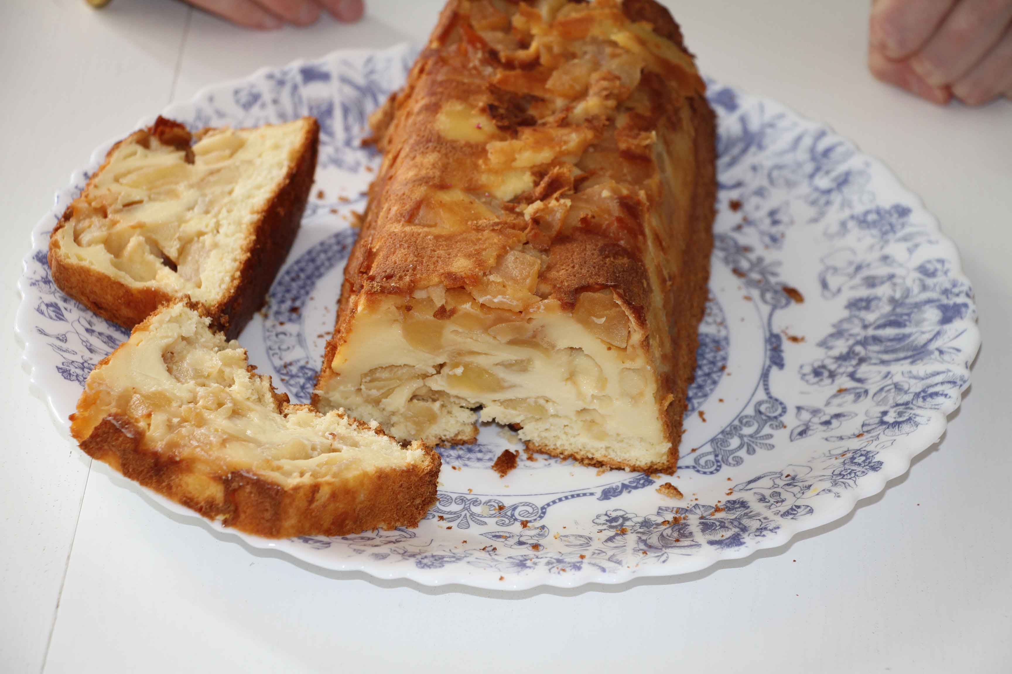 recette facile de gâteau magique aux pommes carmélisées