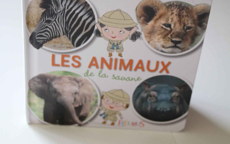 livre les animaux de la savane fleurus