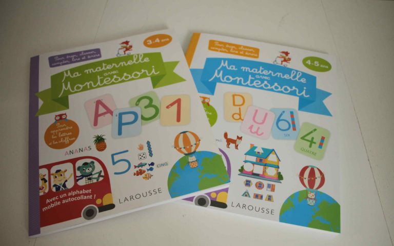 cahier montessori apprendre les lettres et chiffres larousse