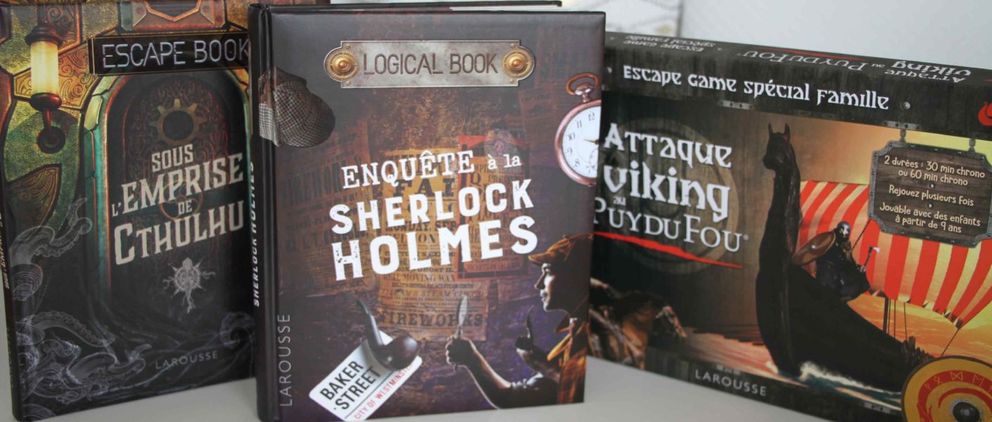 Escape book Logical Book Escape game famille Larousse