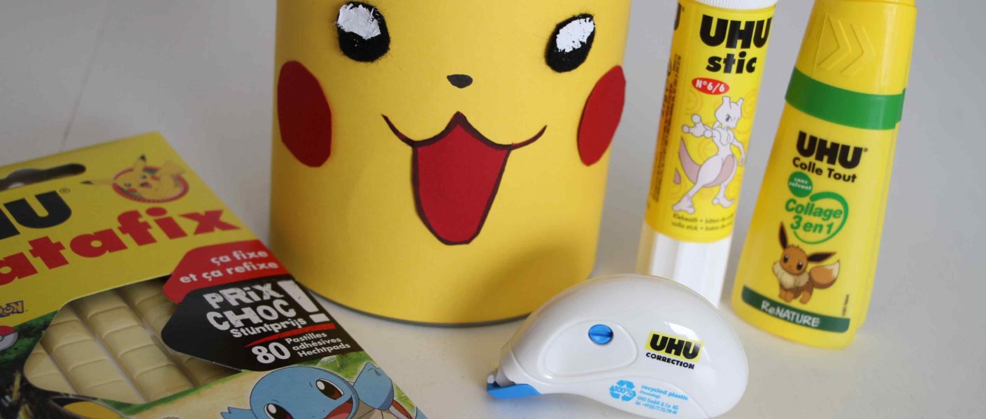DIY pot à crayon Pokémon UHU