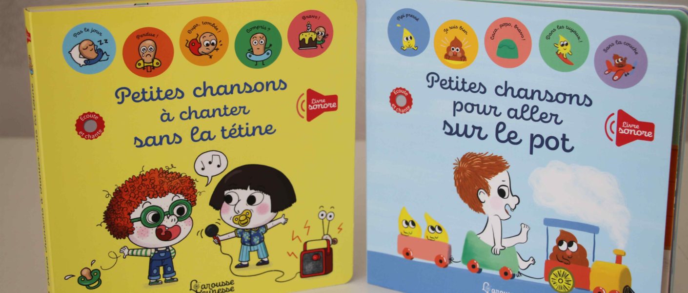 livres sonores propreté tétine larousse jeunesse